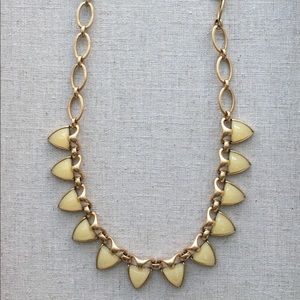 Stella & Dot LOTTIE NECKLACE Spike Beige Rare